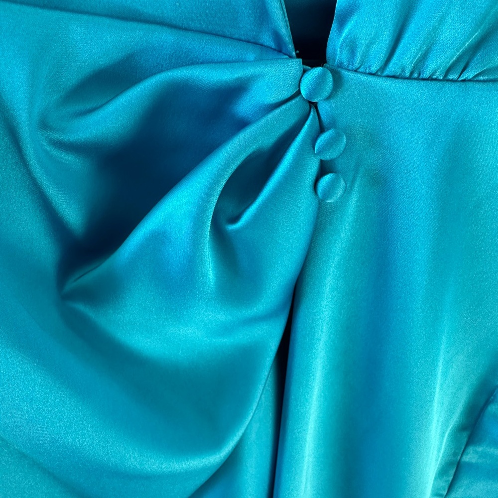 Zara Blue Mini Dress - Picture 3 of 5